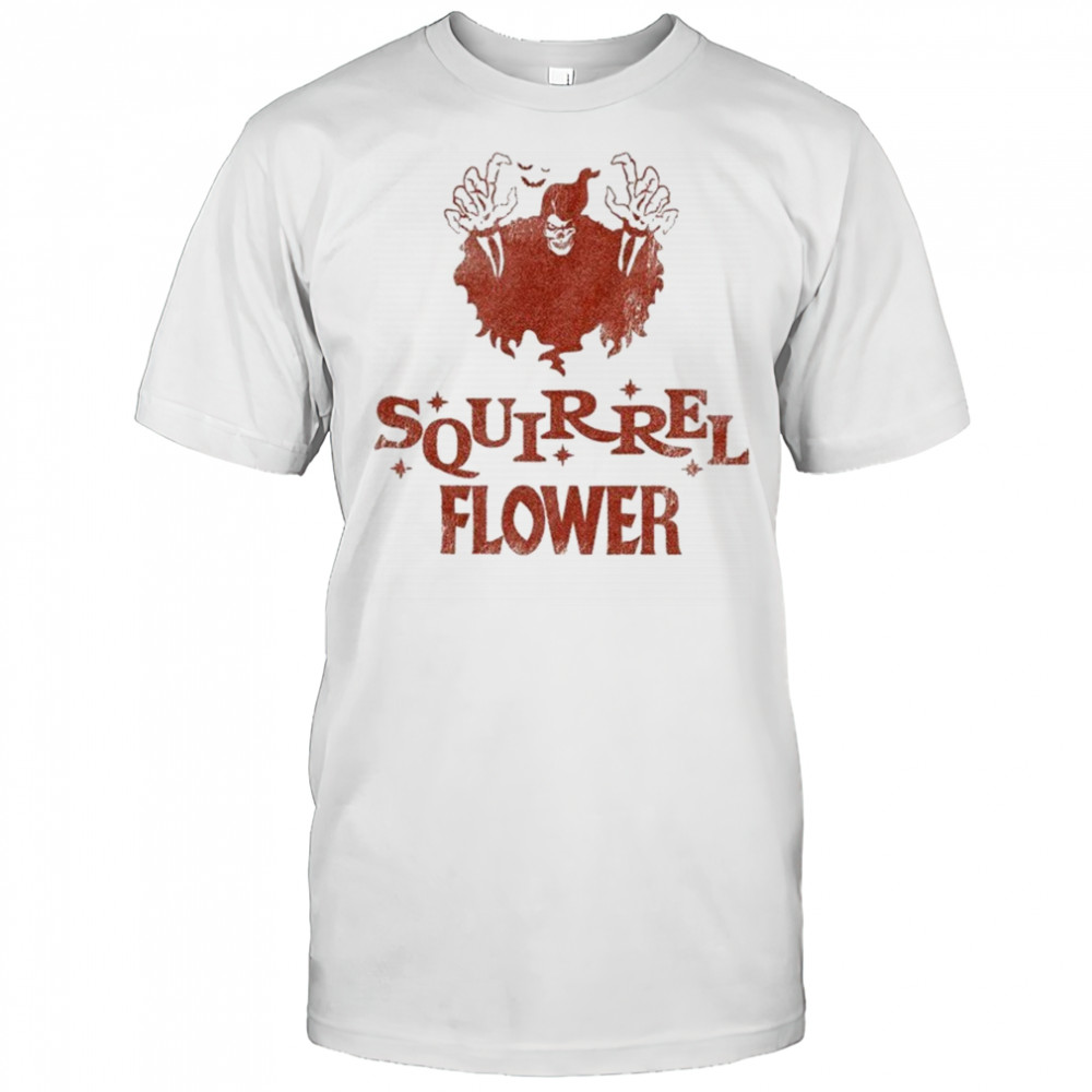 Squirrel Flower Spirit Flower Grim Reaper T-shirt
