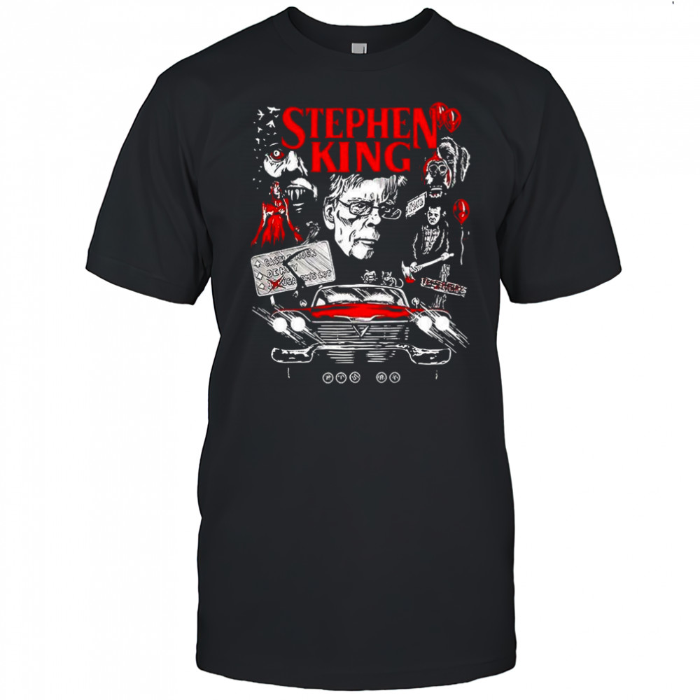 Stephen King of horror movie graphic shirt shirt
