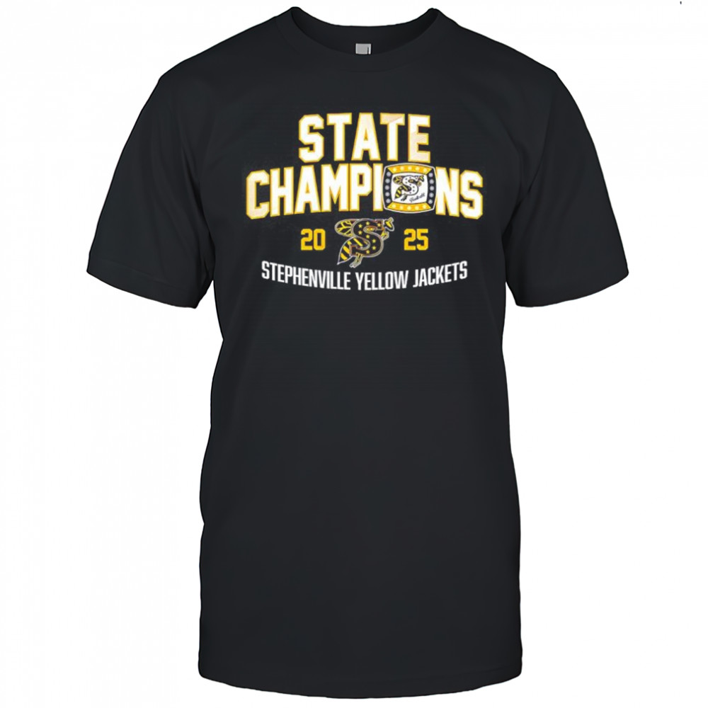 Stephenville Yellowjackets 2025 State Champions shirt