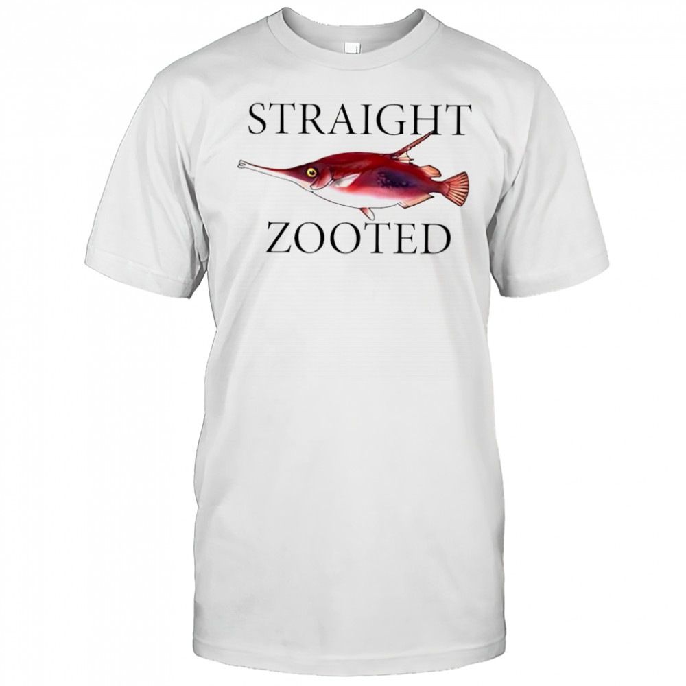 Straight Zooted longspine snipefish graphic shirt
