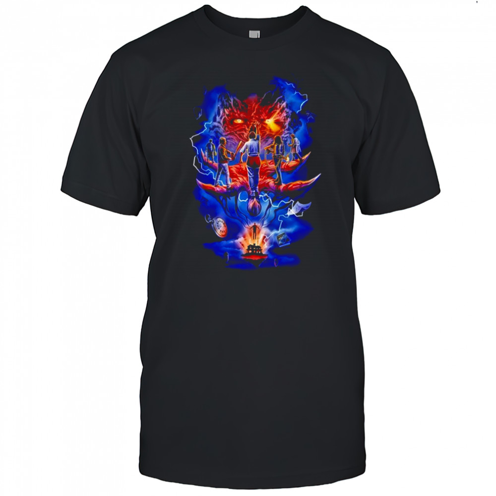 Stranger Things Fright-Rags Upside Down Warriors shirt