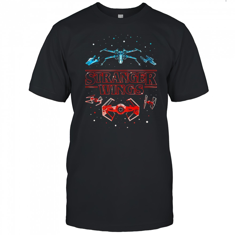 Stranger Wings Stranger Things X Star Wars shirt