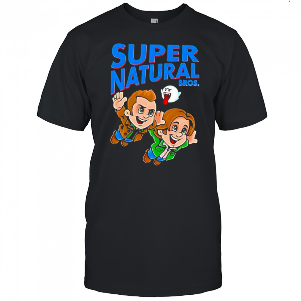 Super Natural Bros graphic shirt