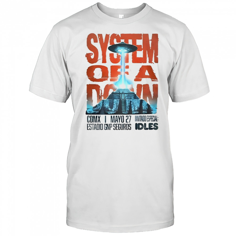 System Of A Down x CDMX Estadio GNP Seguros shirt
