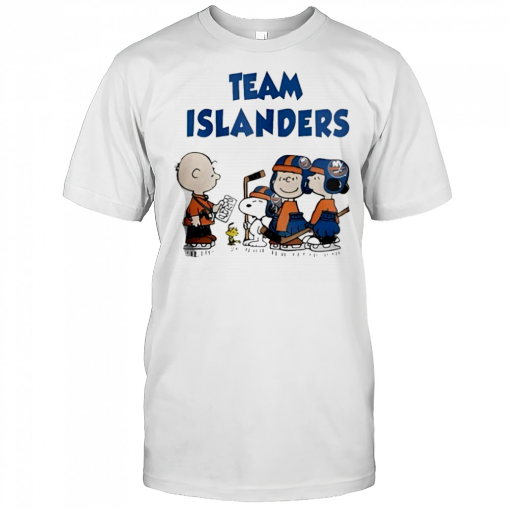 Team New York Islanders Peanuts Hockey Shirt