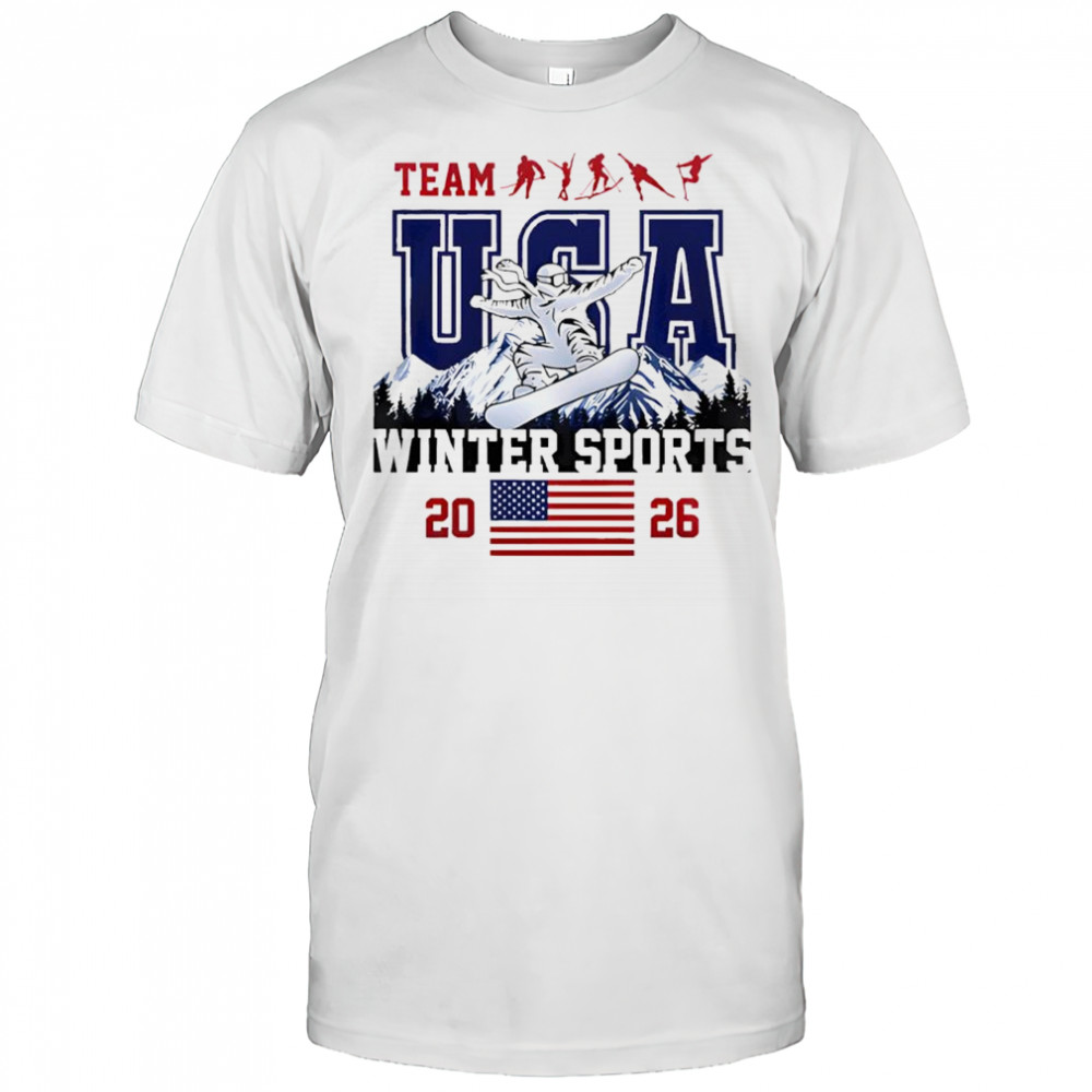 Team Usa Winter Sports Olympics 2026 shirt