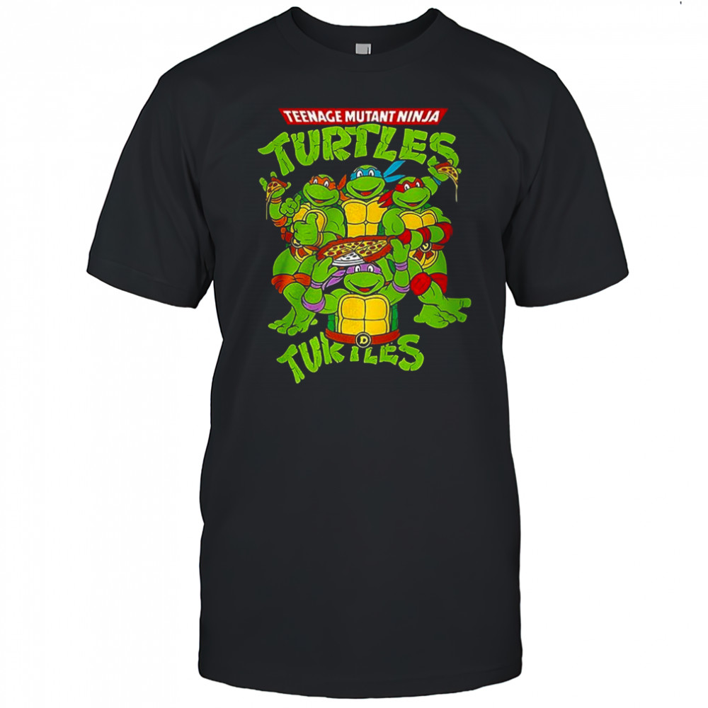 Teenage mutant ninja turtles eat pizza and smash fascism shirt