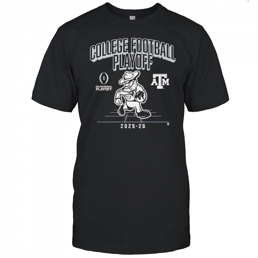 Texas A&M Football 2025 College Football Playoff Mascot shirt