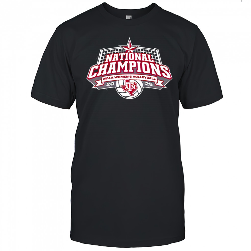 Texas A&M Volleyball 2025 National Champions Logo Shirt
