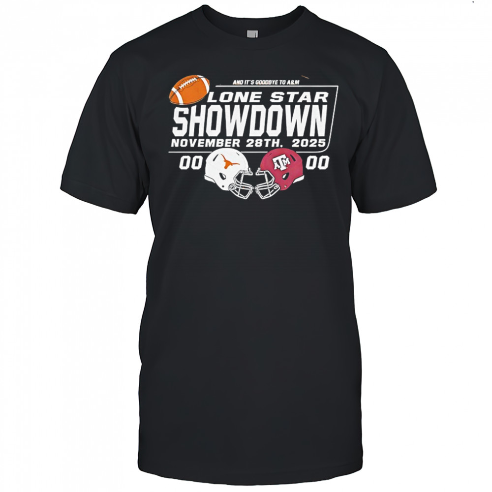 Texas Longhorns vs Texas A&M Aggies football Lone Star Showdown 2025 shirt