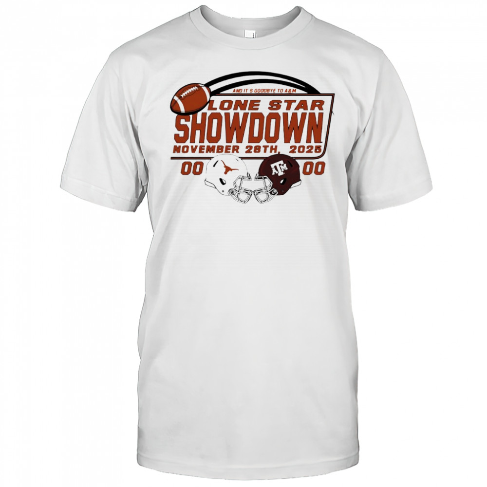 Texas Longhorns vs Texas A&M Aggies Lone Star Showdown 2025 Score shirt