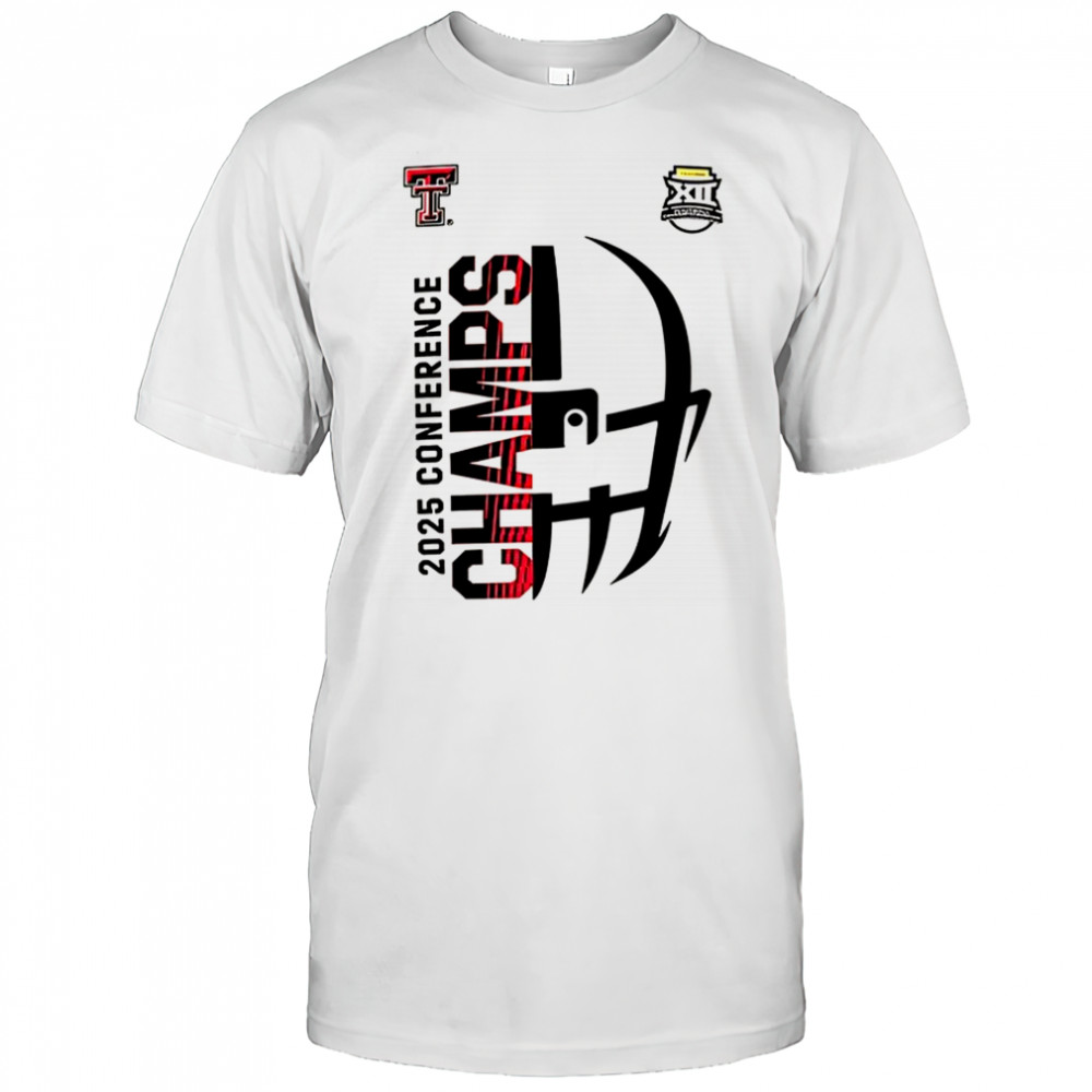 Texas Tech Red Raiders 2025 Conference Champs helmet shirt
