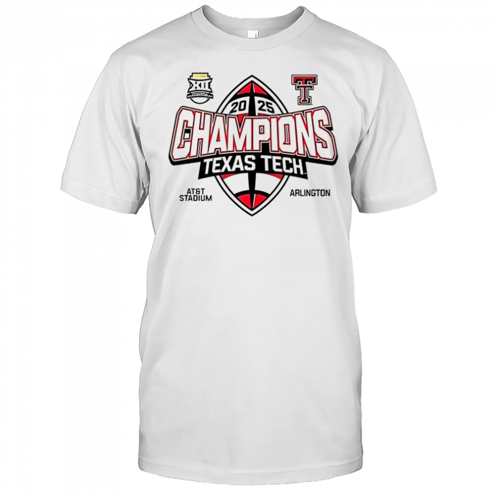 Texas Tech Red Raiders Big 12 Conference 2025 logo shirt