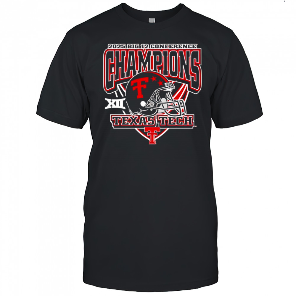 Texas Tech Red Raiders Big 12 Conference Champions 2025 shirt