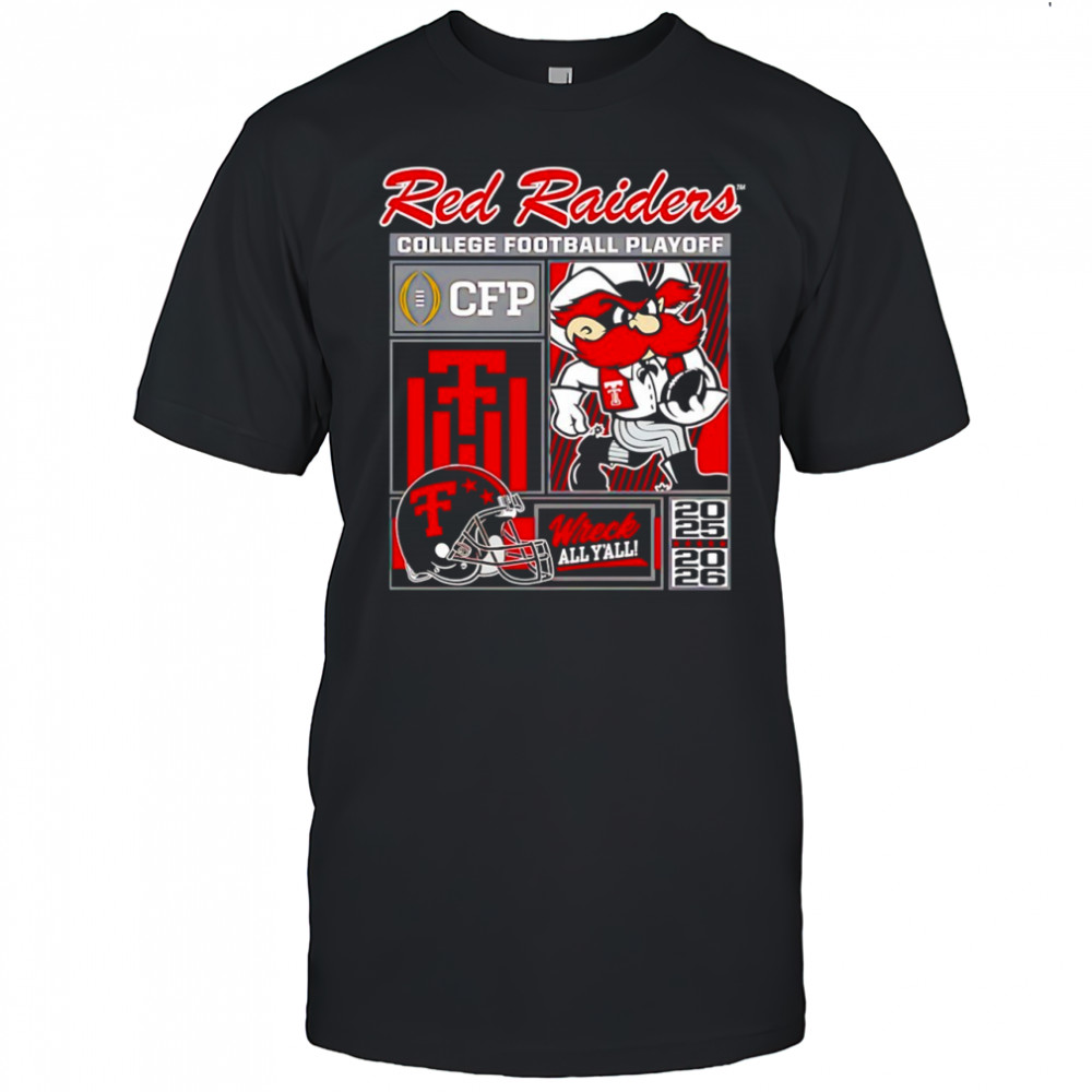 Texas Tech Red Raiders CFP college football playoff shirt