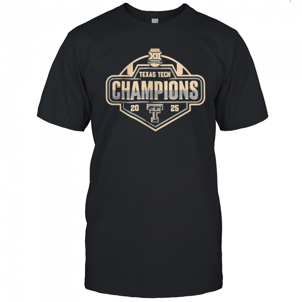 Texas Tech Red Raiders Champions 2025 logo shirt