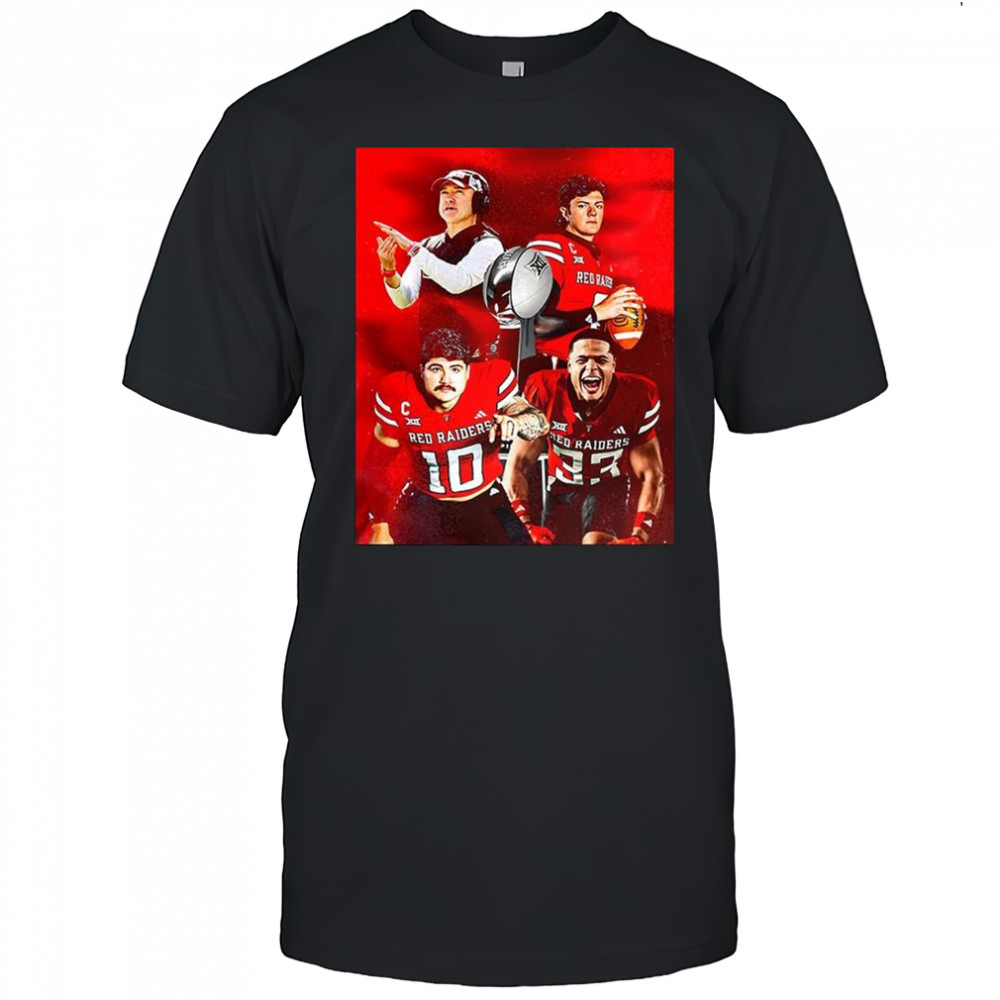Texas Tech Red Raiders Cougars in the Big 12 Championship shirt