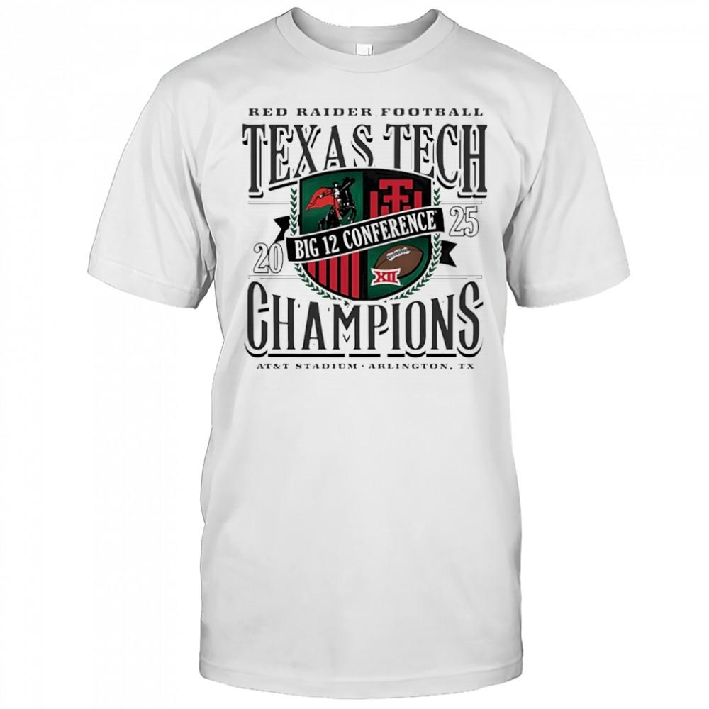 Texas Tech Red Raiders football Big 12 Conference Champions shirt
