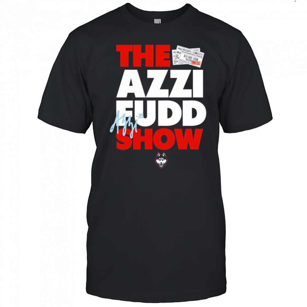 The Azzi Fudd Show UConn Huskies logo shirt