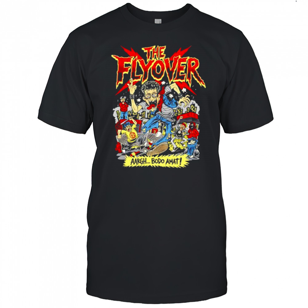 The Flyover Aargh Bodo Amat graphic shirt