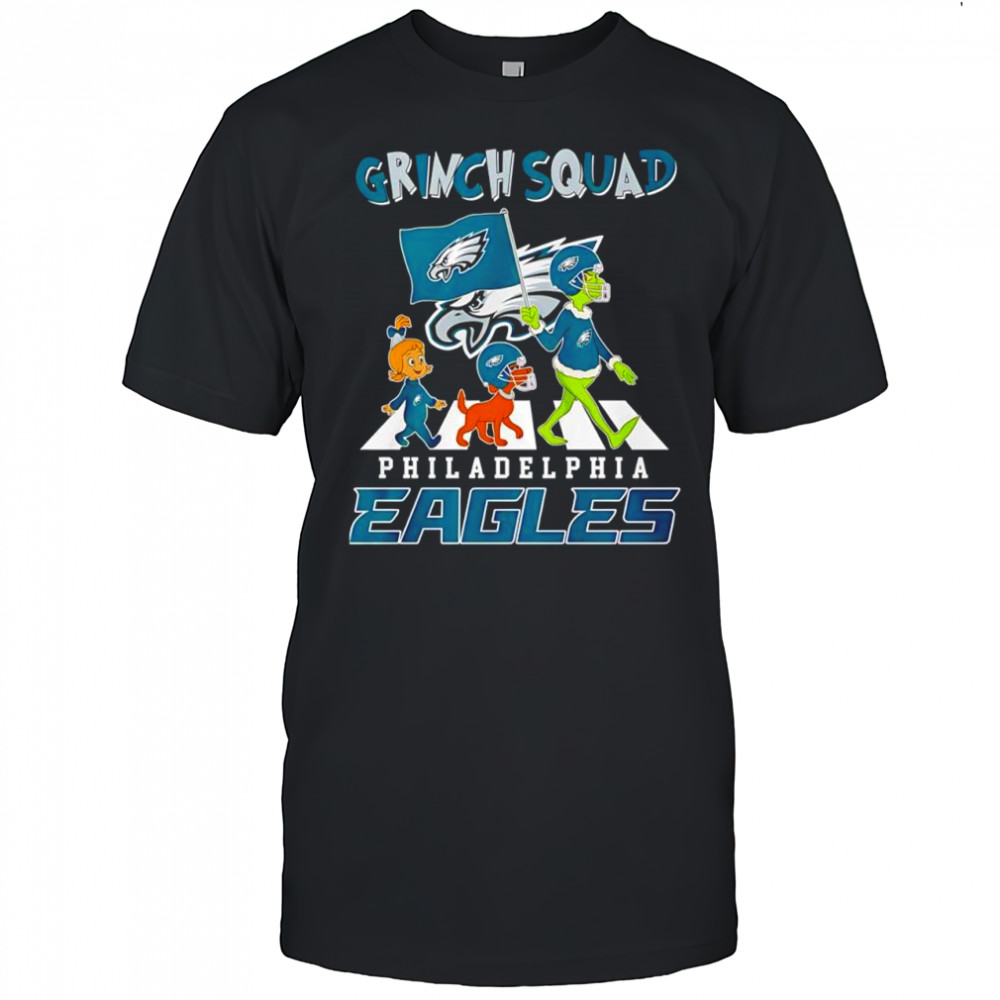 The Grinch And Friends x Grinch Squad Philadelphia Eagles shirt