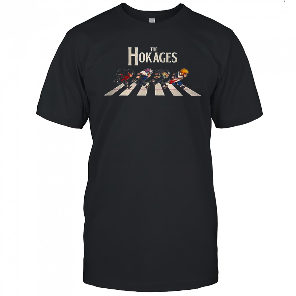 The Hokages Naruto cross the street parody shirt