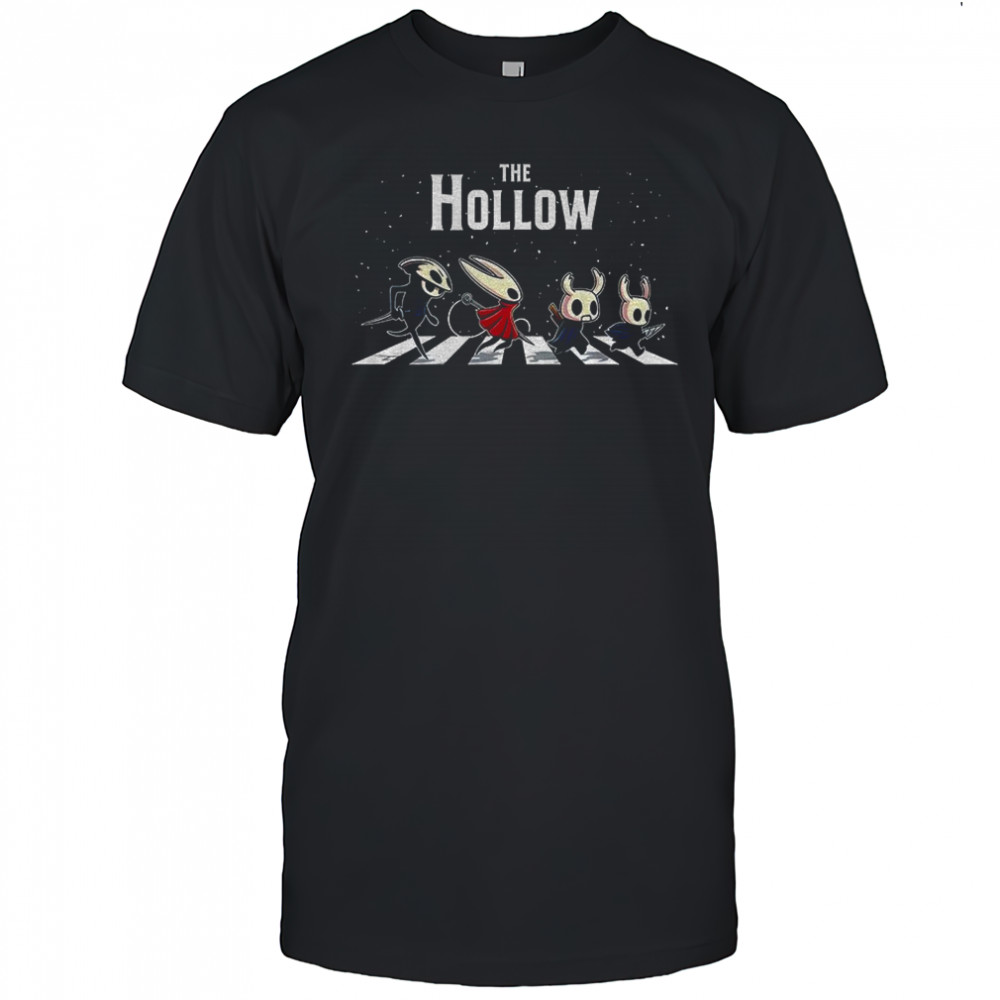 The hollow knight Abbey Road parody shirt