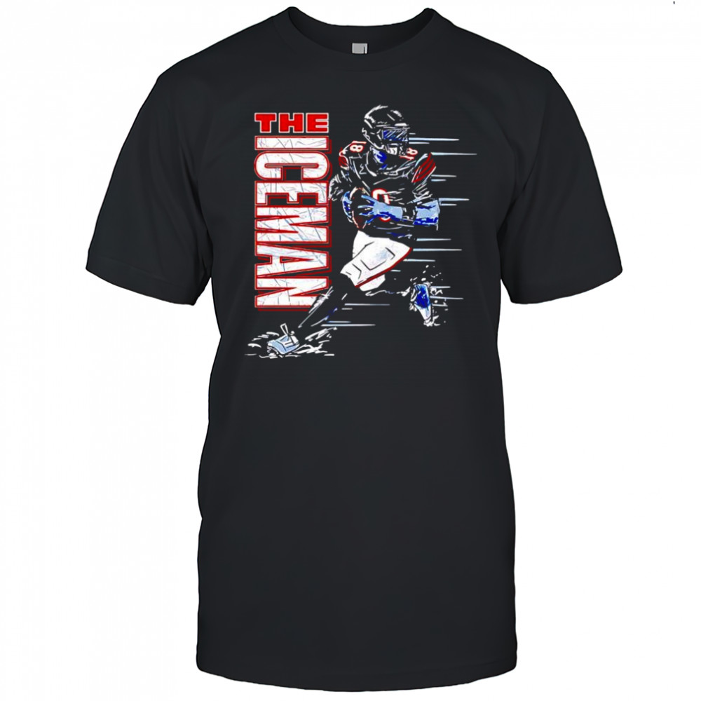 The Iceman Chicago Bear Player graphic shirt