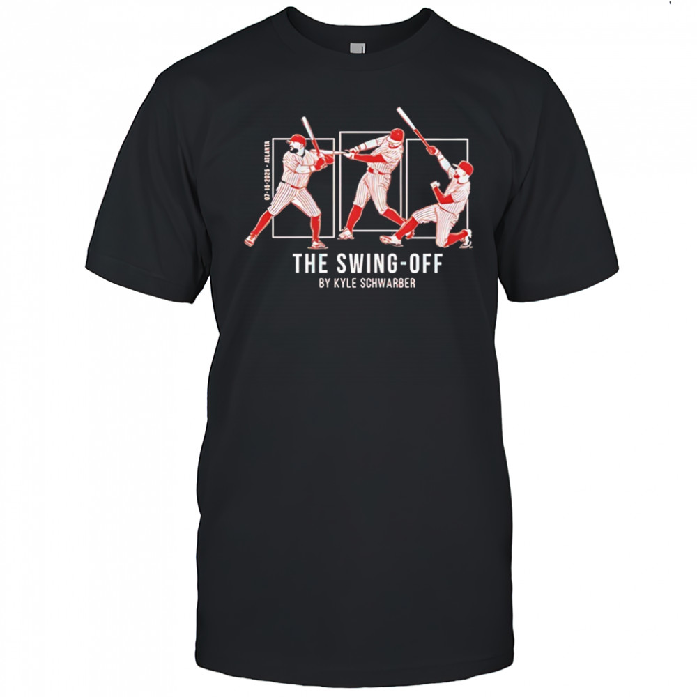 The swing off by Kyle Schwarber Philadelphia Phillies shirt