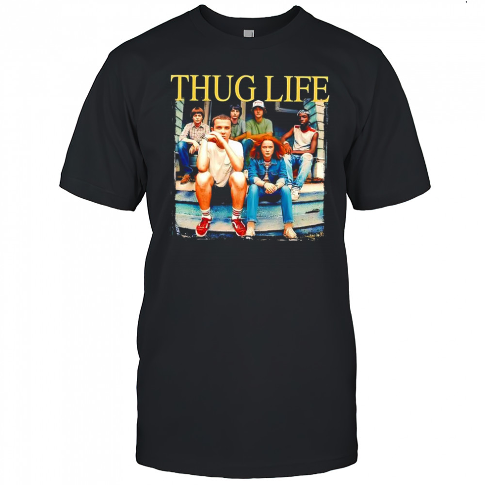 Thuig Life Stranger Things characters graphic shirt