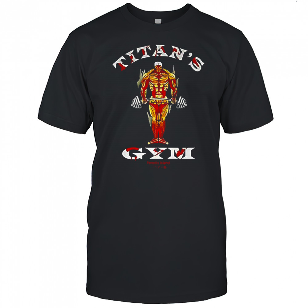 Titan gym armored titan shirt