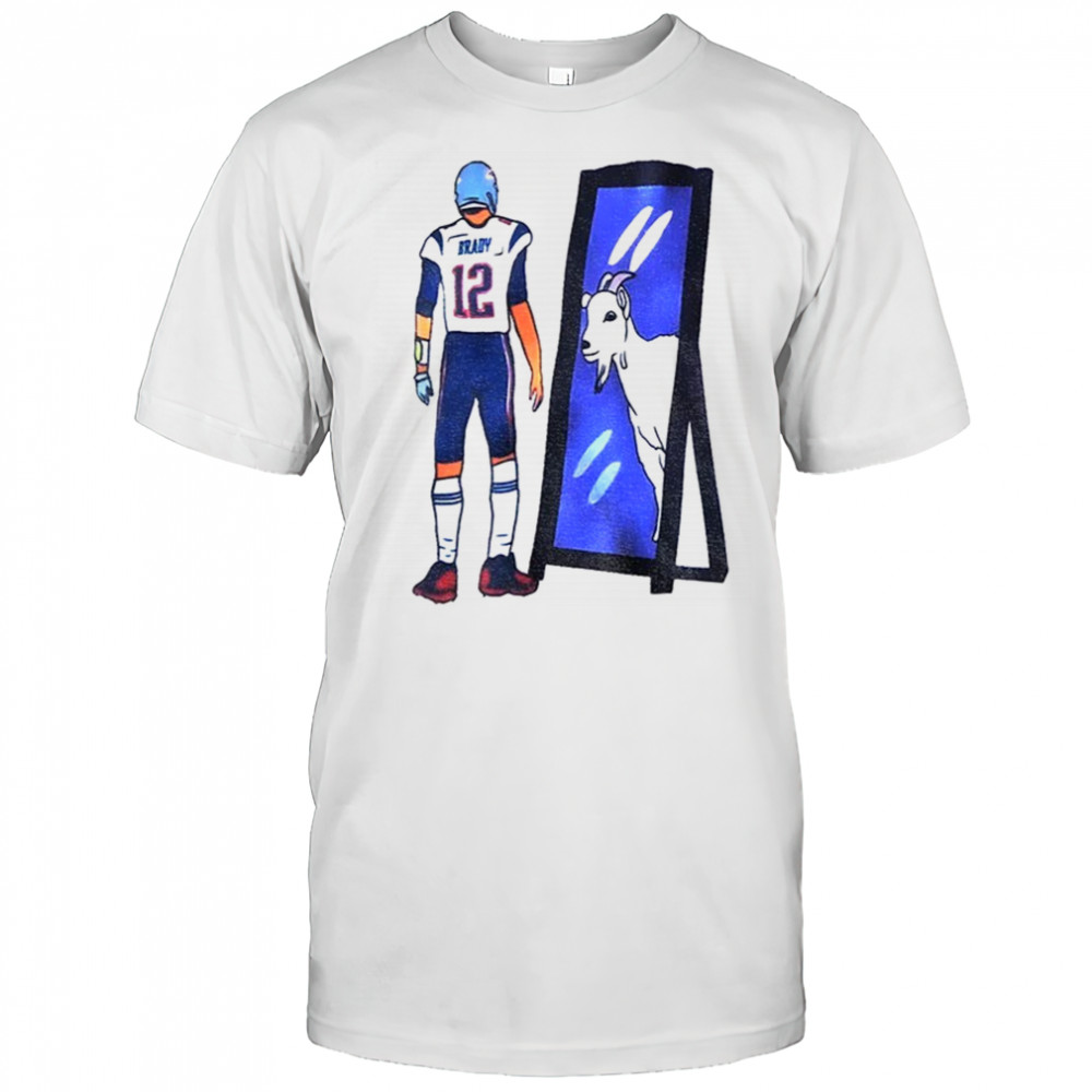 Tom Brady New England Patriots Goat mirror Football shirt