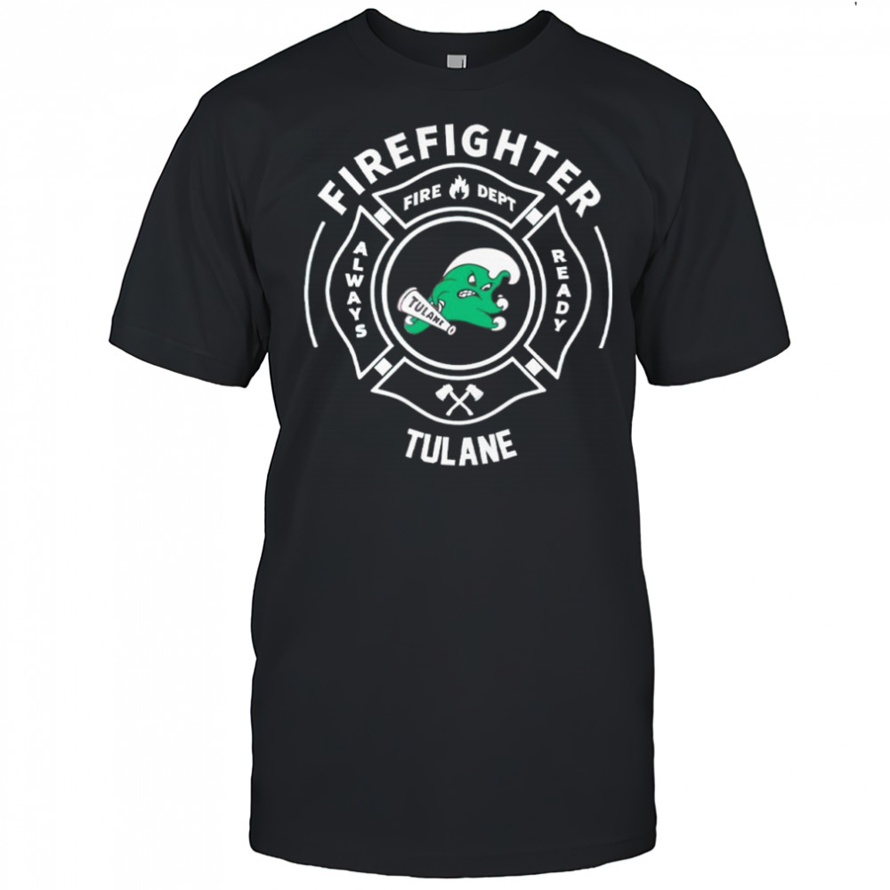 Tulane Green Wave Firefighter logo Shirt