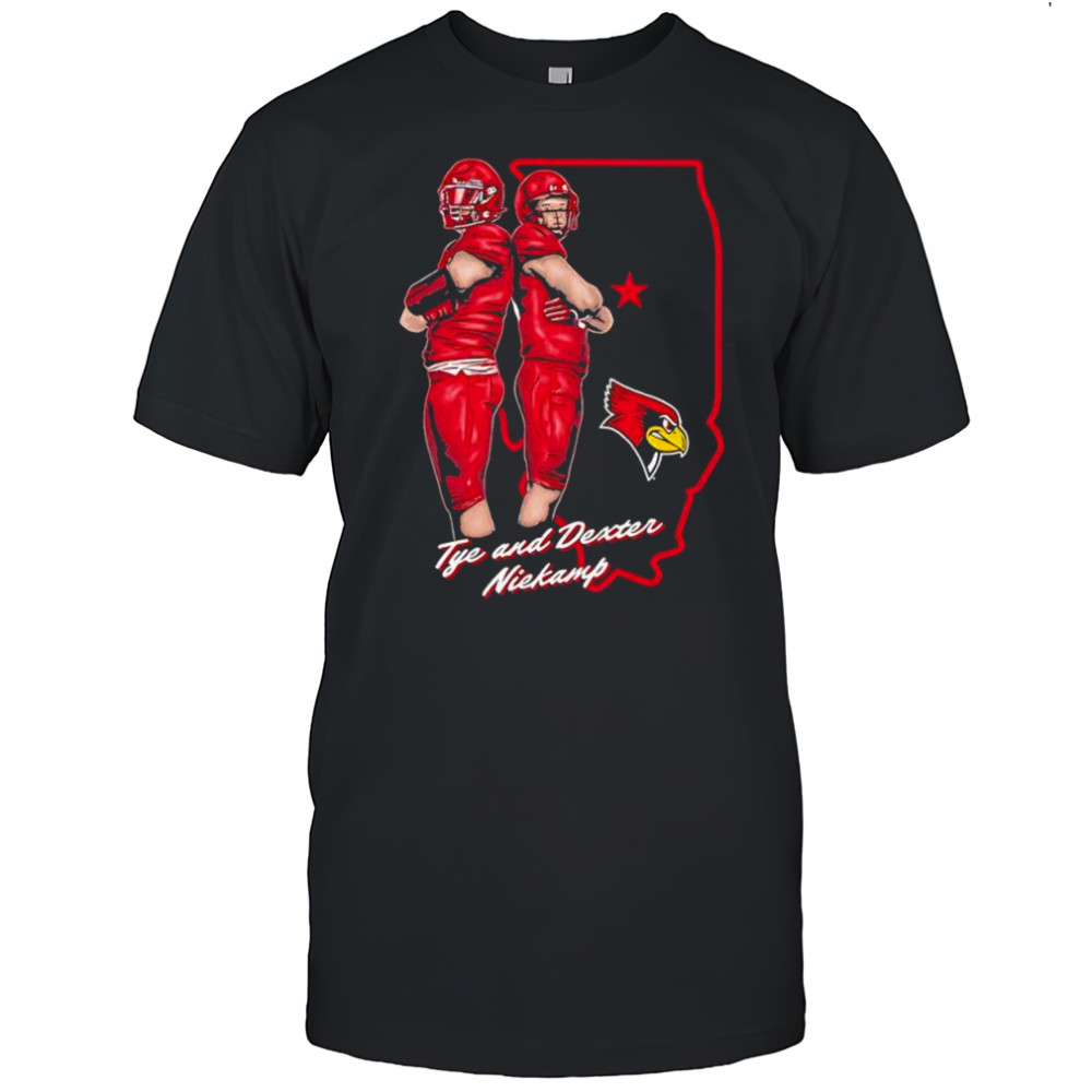 Tye and Dexter Niekamp Louisville Cardinals two football players shirt