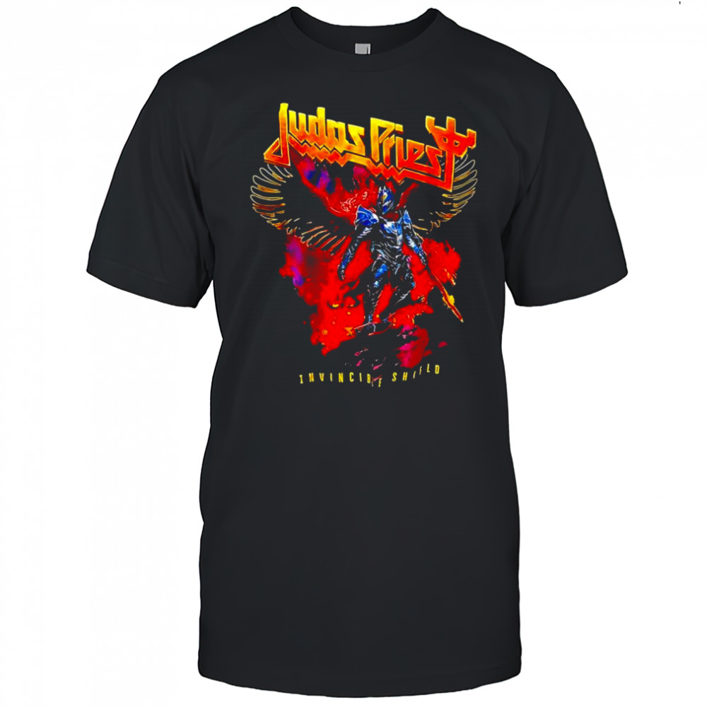 udas Priest Invincible Shield graphic shirt