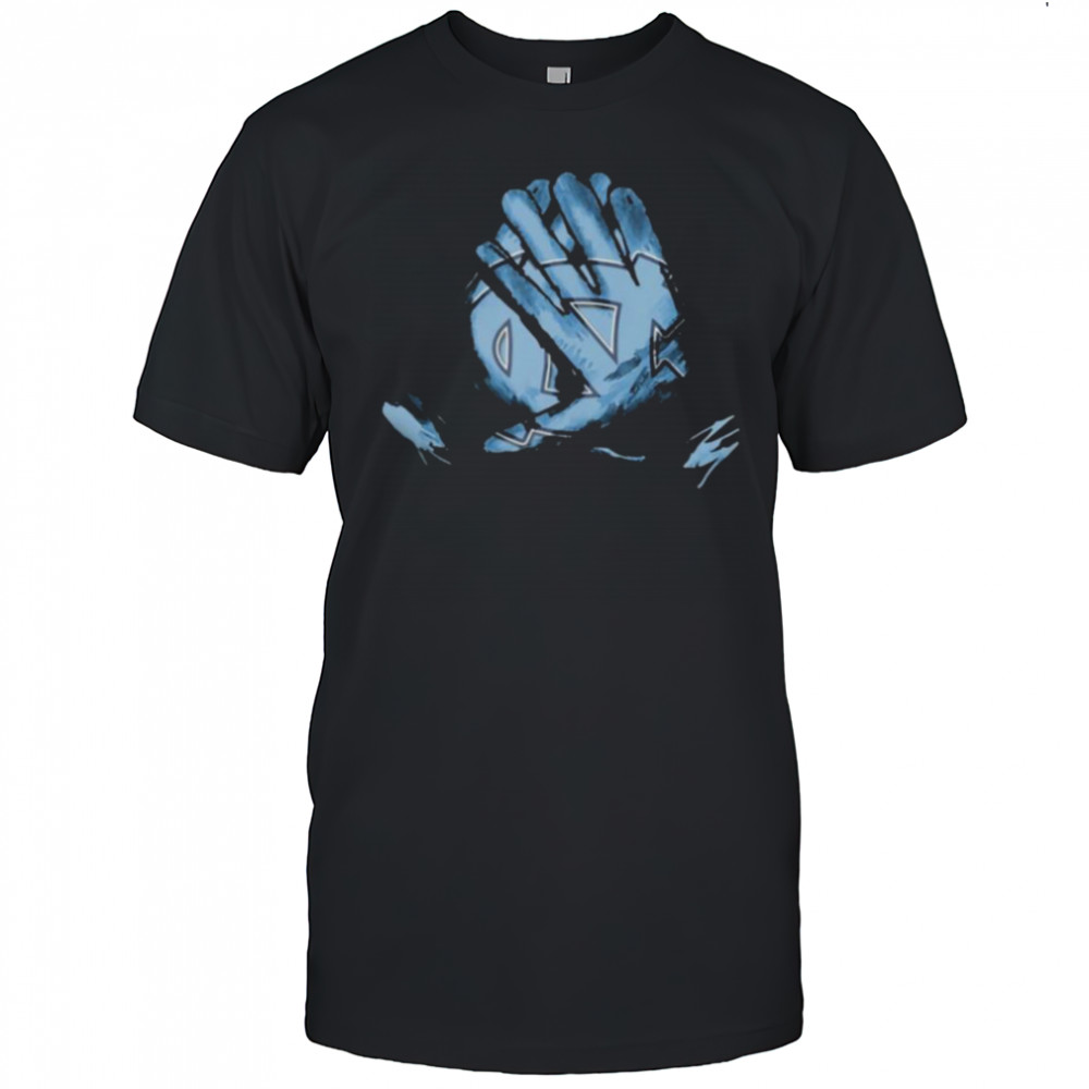 UNC Tar Heels For Life Gloves Graphic Shirt