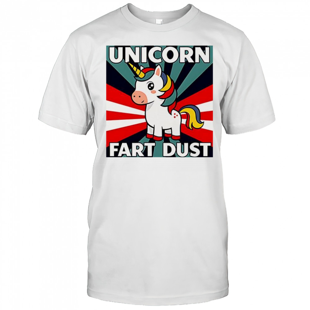 Unicorn fart dust cartoon shirt