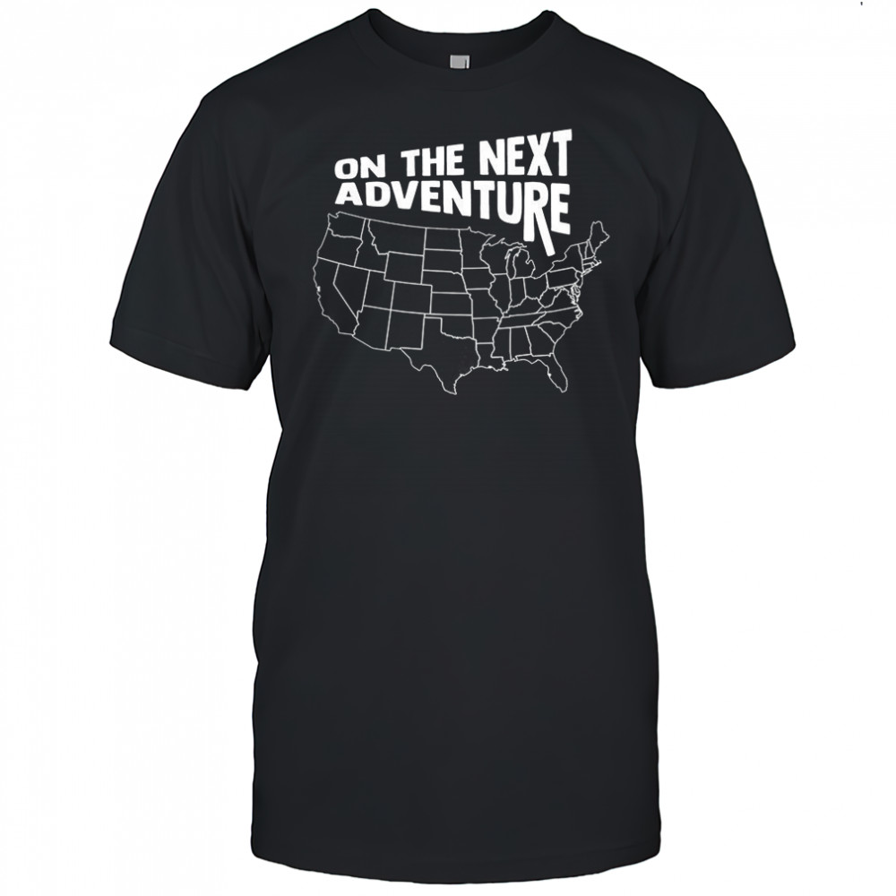 United States Map on the next adventure shirt