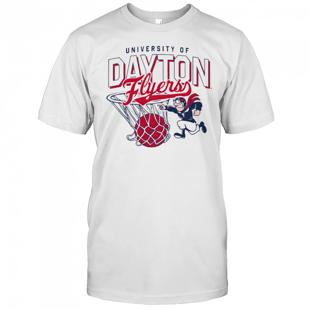 University of Dayton Flyers Basketball Hoop shirt