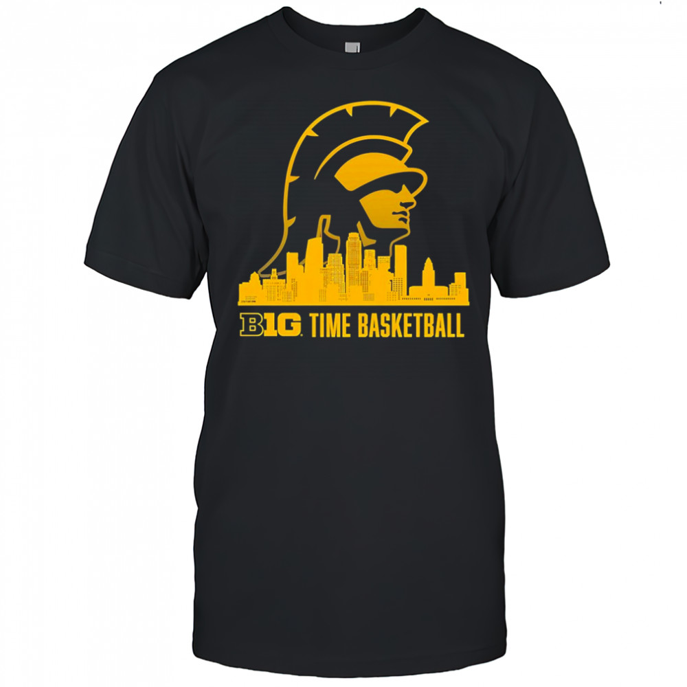 USC Trojans Big Ten Time basketball city skyline shirt