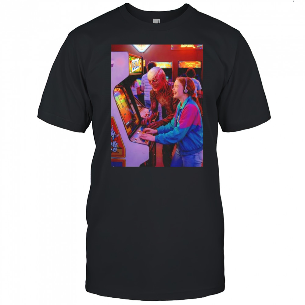 Vecna and Max Mayfield Stranger Things playing video games shirt
