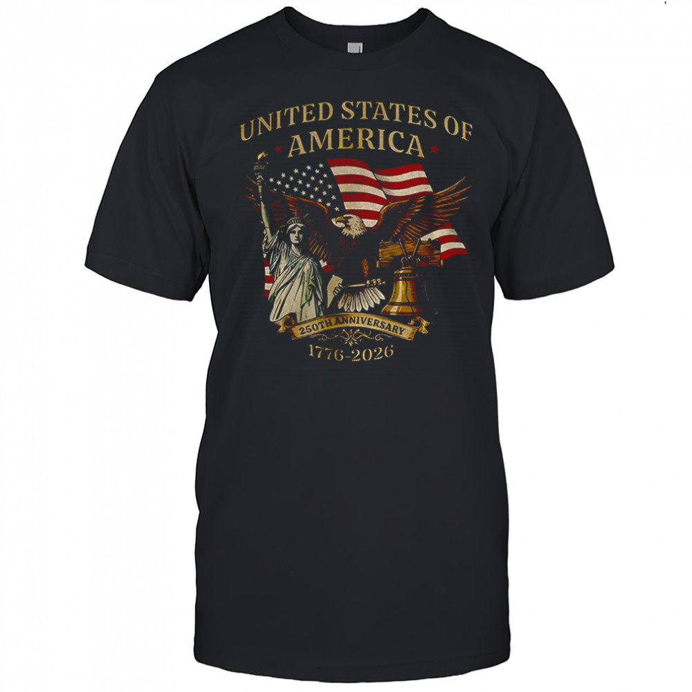 Vintage American Birthday America 250th Anniversary 1776-2026 shirt