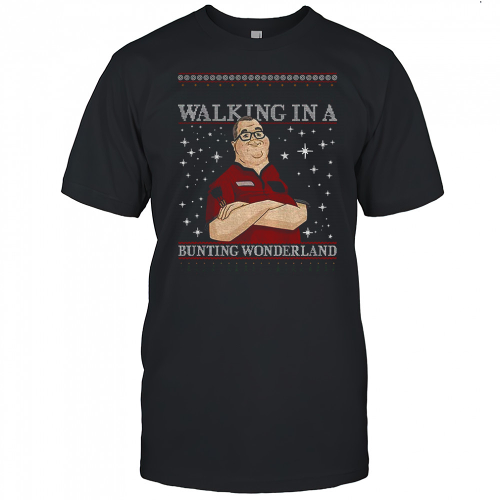 Walking in a bunting wonderland Merry Christmas shirt