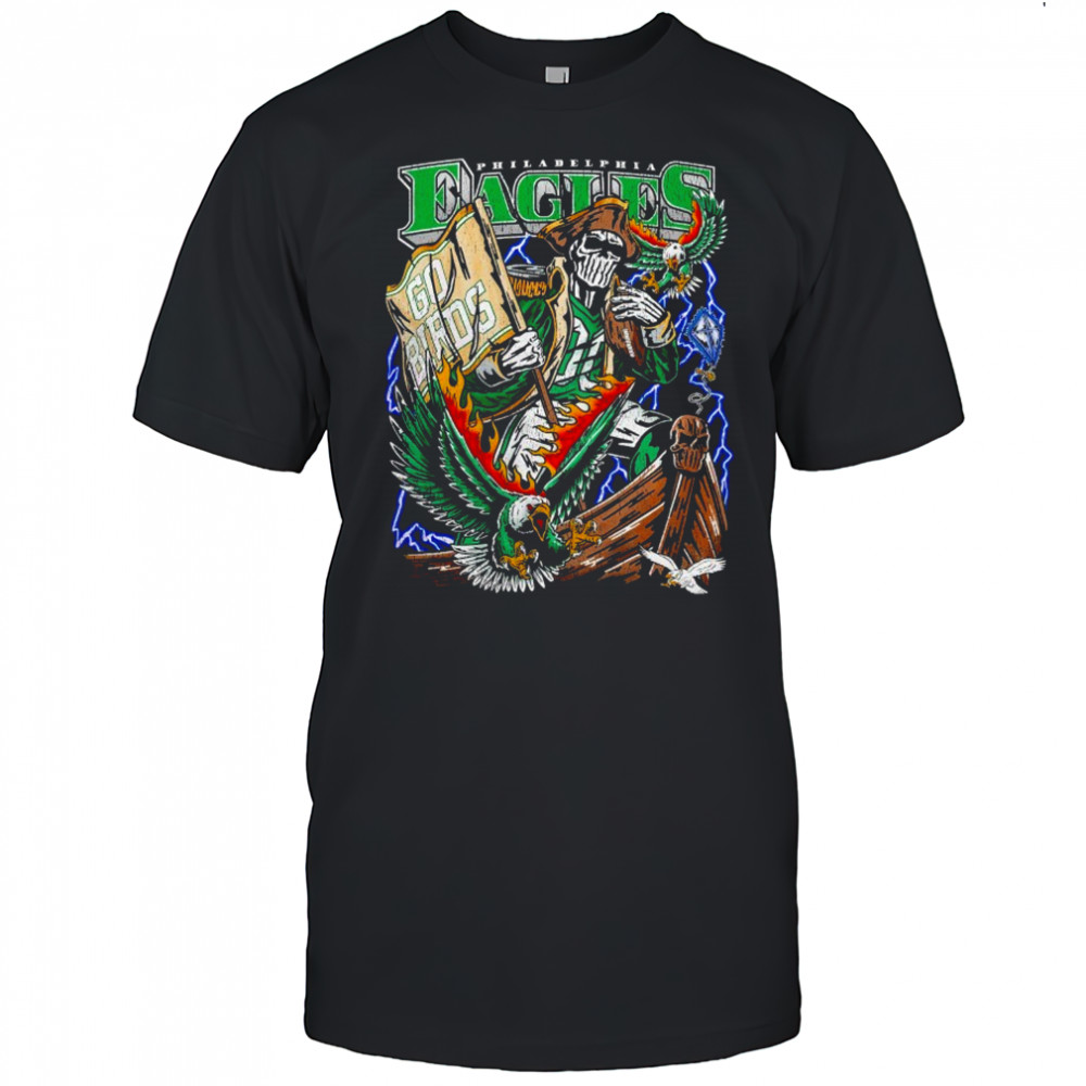 Warren Lotas Philadelphia Eagles Philly Go Birds Push T-shirt