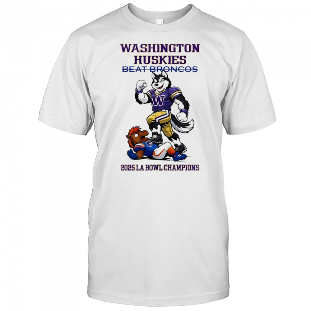Washington Huskies 2025 LA Bowl Champions Shirt