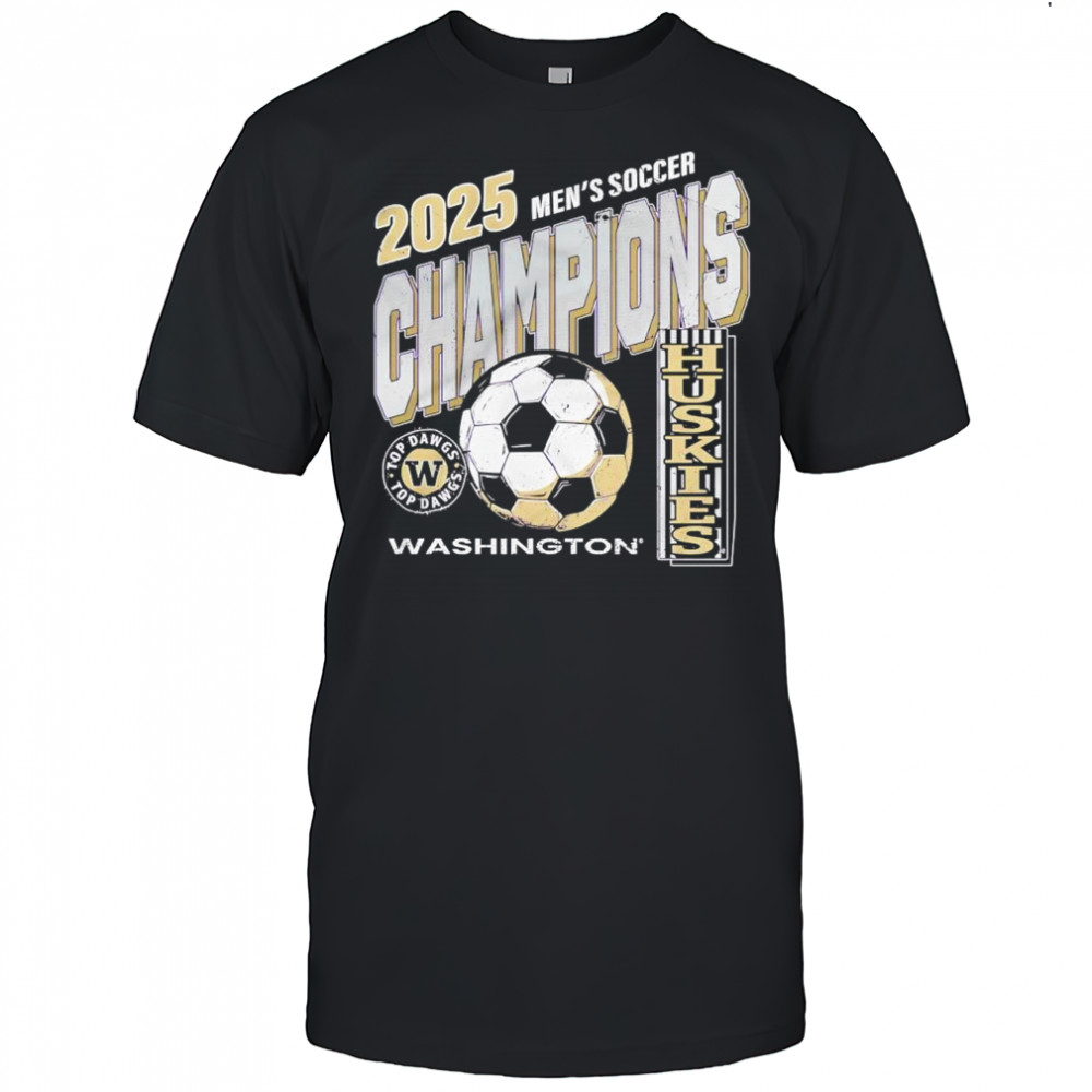 Washington Huskies 2025 Men’s Soccer National Champions shirt