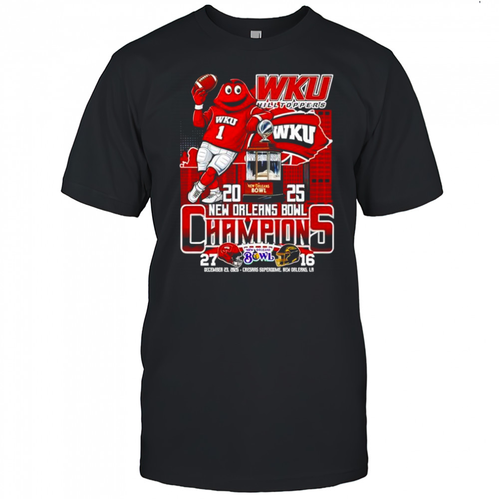 Western Kentucky Hilltoppers 2025 New Orleans Bowl Champions Shirt