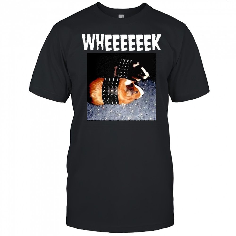 Wheeeeeek hamsters wearing a studded belt shirt