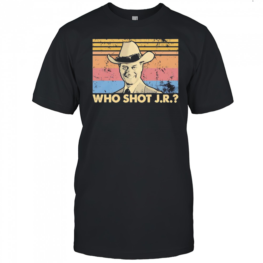 Who shot J.R. TV soap opera Dallas shirt