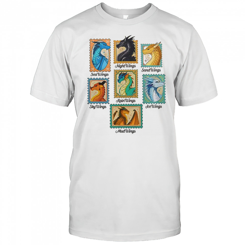 Wings of fire dragons stamp dragon lover shirt